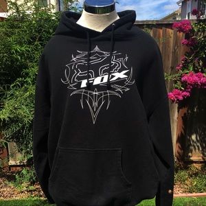 Fox Men’s Hooded Pullover Sweatshirt XXL